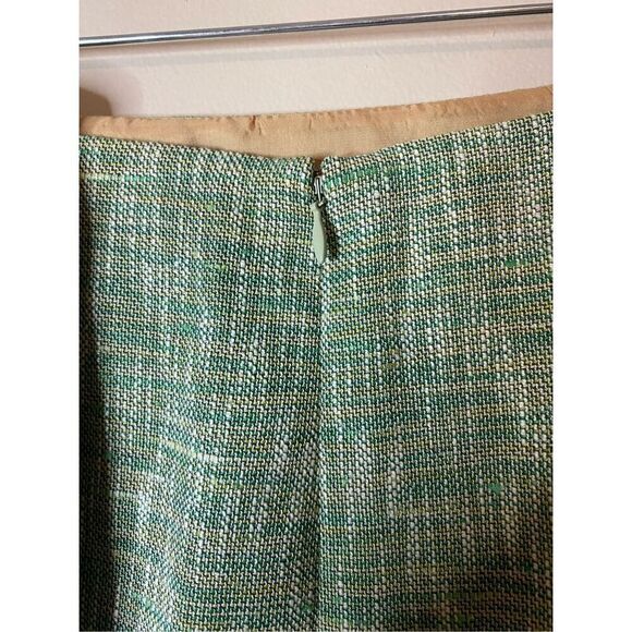 24W, Oscar de la Renta, vintage suit green & teal colour, excellent condition. - Picture 7 of 12